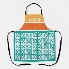 Moderne Breeze Blocks Unisex Schürze Mitte des Jah