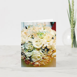 Moderne Bride-Danke! Dankeskarte