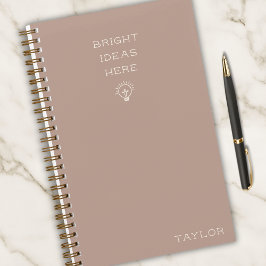 Moderne brillante Ideen personalisierter Name Blus Notizbuch