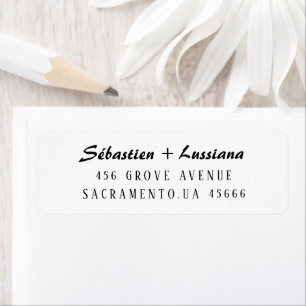 Moderne Brush Handschrift