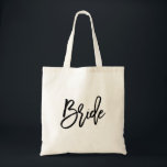 Moderne Brush Script Bridge Tragetasche<br><div class="desc">Moderne Trendy Brush Script Bridge Tote Bag</div>