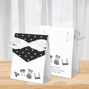 Moderne Brush Script Wäsche Brautparty Geschenkschachtel