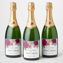 Moderne Burgund Garden Blume Brautparty Gefallen