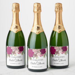 Moderne Burgund Garden Blume Brautparty Gefallen