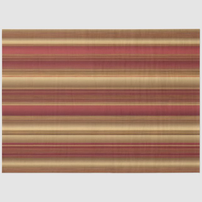 Moderne Burgundy Gold Luxury Linen Collection Seidenpapier (Vorderseite)