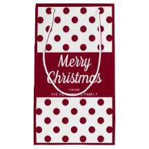 Moderne Burgundy Script Frohe Weihnachten