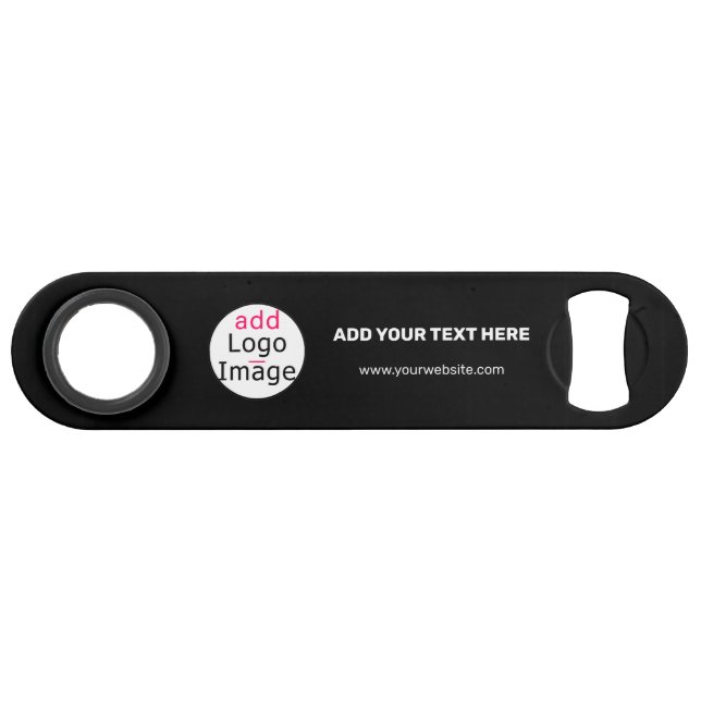 Moderne Business Chic Personnalisable Ajouter Logo (Devant (Horizontal))