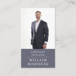 Moderne Business Foto Business Card Visitenkarte