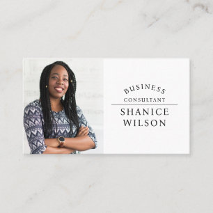 Moderne Business Foto Business Card Visitenkarte