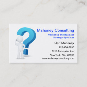 Moderne Business Marketing Consulting Visitenkarte