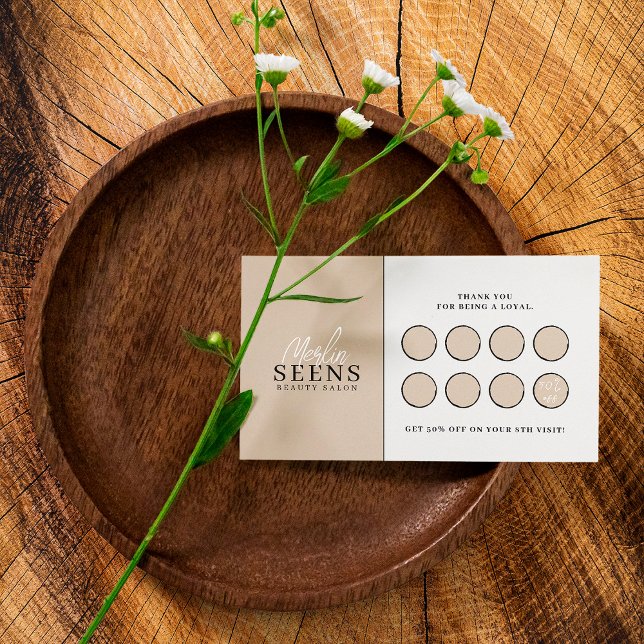 Moderne Business Pastell Color Discount Loyalitäts Treuekarte (Von Creator hochgeladen)