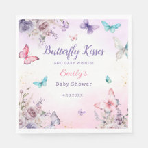 Moderne Butterfly Aquarell Blütendusche