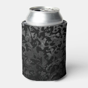 Moderne Camouflage - Schwarz und Dunkelgrau - Tarn Dosenkühler