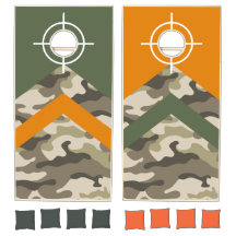 Moderne Camouflage & Zickzack Outdoor Bag Toss