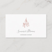 Moderne Candle Maker Blush Pink Minimalistische Bi