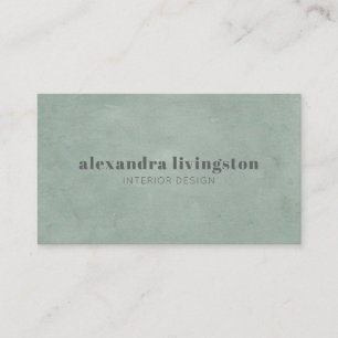 Moderne Carte de Visite Professionnelle Aquarelle 