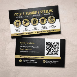 Moderne CCTV- und Sicherheitssysteme-Spezialist Visitenkarte