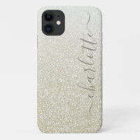 Moderne Champagner Glitter Girly Chic Personalisie