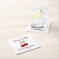 Moderne Cherry auf der Pink Bow Babydusche