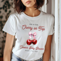 Moderne Cherry auf der Pink Bow Babydusche