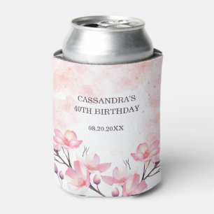 Moderne Cherry Blossom Blume Pink Splash Geburtsta Dosenkühler