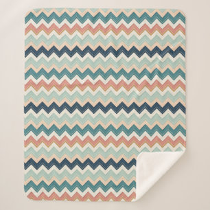 Moderne Chevron-Design individuell Soft Sherpadecke