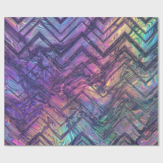 Moderne Chevron-Muster 2021 Geschenkpapier