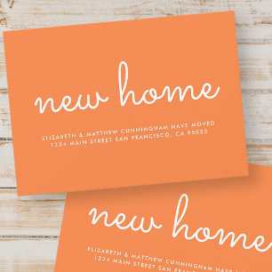 Moderne Chic and Fun Neue Zuhause Announcement Car