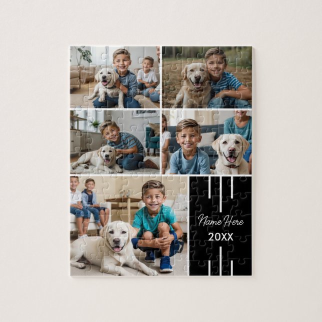 Moderne Chic Pet FotoCollage (Vertikal)