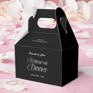 Moderne Chic Probeessen-Dankeschön Geschenkschachtel