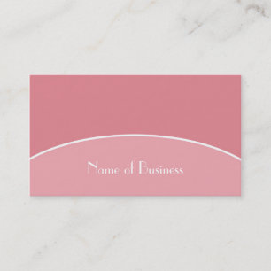 Moderne Chic Professionelle Pink Mit Namen Visitenkarte