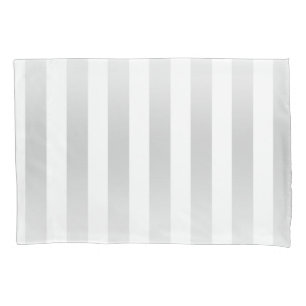 Moderne Chic Streifen Grauer Satin Chic Dekorativ Kissenbezug