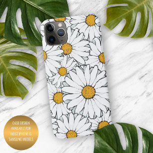 Moderne, chic, verzierte Daisy-Blumenmuster-Wasser iPhone 16 Pro Max Hülle