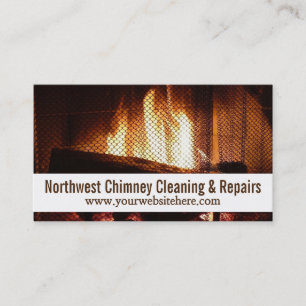 Moderne Chimney-Reinigung und Reparatur Visitenkarte