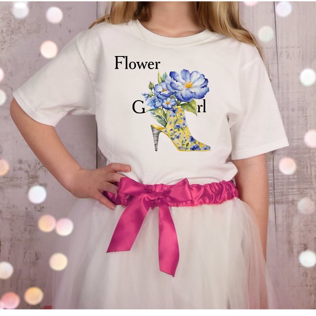 Moderne Chinoiserie Hohenblume Girl'oiserie T-Shirt (Von Creator hochgeladen)