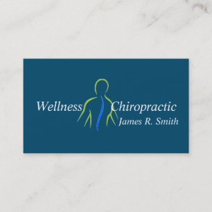 Moderne Chiropractic Chiropraktor Clinic Health Visitenkarte