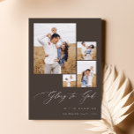 Moderne Christliche Familie Religiöses Foto Weihna Feiertagskarte<br><div class="desc">Die "Moderne Christliche Weihnachtskarte für das religiöse Foto der Familie" ist eine herzliche Darstellung der fröhlichen Momente einer Familie, umrahmt von der Umarmung Gottes Segen. Set vor dem Hintergrund goldener Felder, zeichnen die ehrlichen Interaktionen der Familie einen lebendigen Wandteppich aus Liebe, Einheit und Glauben. Die Collage der Bilder auf der...</div>