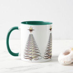 ** MODERNE CHRISTMAS TREE** FUN CHRISTMAS TASSE