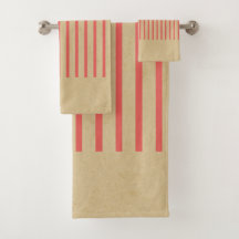 Moderne classique motif rayé Rétro papier d'artisa