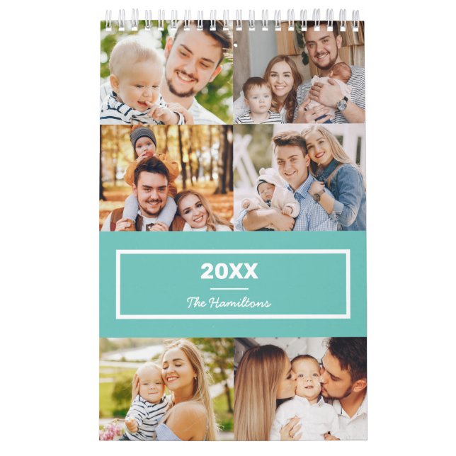 Moderne Collage Foto Family 2022 Kalender (Titelbild)