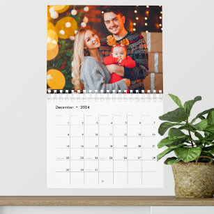 Moderne Collage Foto Family 2024 Kalender