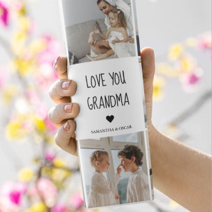 Moderne Collage-Foto Liebe Oma Bestes Geschenk Thermosbecher