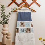 Moderne Collage Fotos Blue Best Fathers Geschenk Schürze<br><div class="desc">Moderne Collage Fotos mit einem blauen Thema können ein gutes Geschenk für Vatertag oder jede Gelegenheit,  einen besonderen Vater zu feiern. Collage Fotos sind eine einzigartige und kreative Art,  eine Sammlung unvergesslicher Momente zu präsentieren und können an den Stil und die Persönlichkeit des Empfängers angepasst werden.</div>