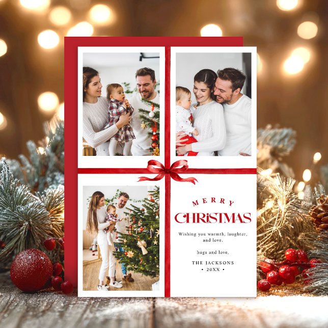 Moderne Collage Frohe Weihnachten Einfach (Von Creator hochgeladen)
