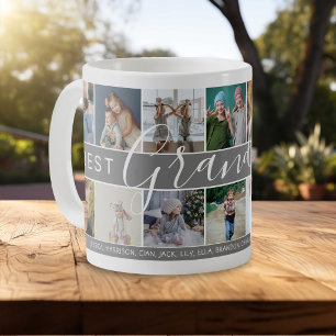 Moderne Collage mit dem besten Opa aller Zeiten & Kaffeetasse