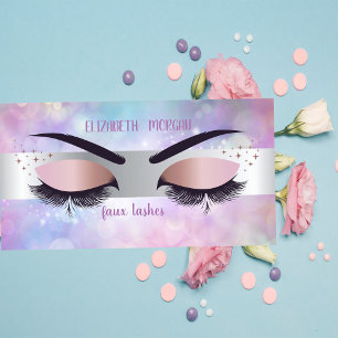 Moderne Coole Bokeh,Stripe,Falsche Wimpern Poster