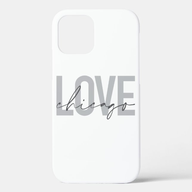 Moderne, coole, einfache, minimale Design-Liebe Ch Case-Mate iPhone Hülle (Rückseite)