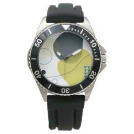 Moderne, coole, einzigartige, trendige Illustratio Armbanduhr