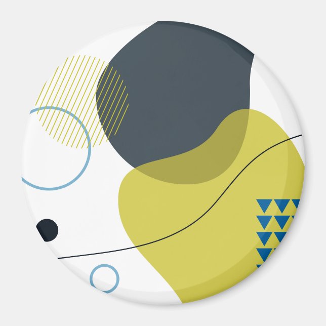 Moderne, coole, einzigartige, trendige Illustratio Magnet (Vorne)