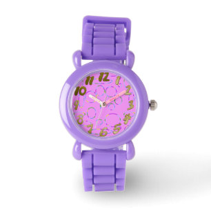 Moderne coole Kreise Loops Tropisch Armbanduhr